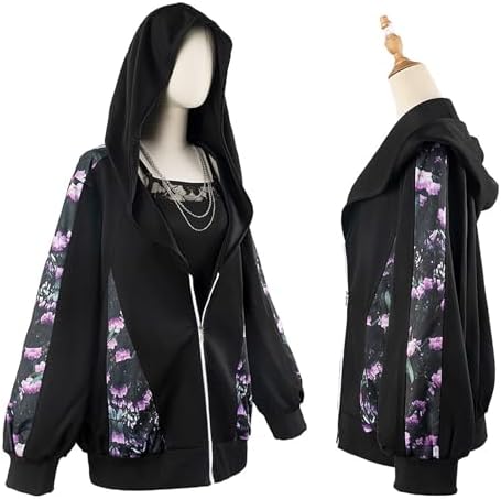 [milky time] プロセカ 暁山瑞希 コスプレ ハロウィン ブラック 黒 パーカー 詳細画像5