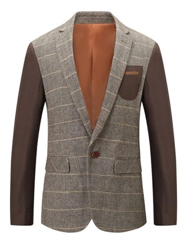 Veste à carreaux homme pour rompre la monotonie des costumes sombres classiques