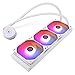 Thermalright Aqua Elite 360 ARGB White CPU Aio Cooler, 360 CPU Liquid Cooling, Pump Head Speed up to 6400RPM,for AM4/AM5,Intel LGA1851/1150/1151/1200/2011/1700,High Performance Radiator(White)