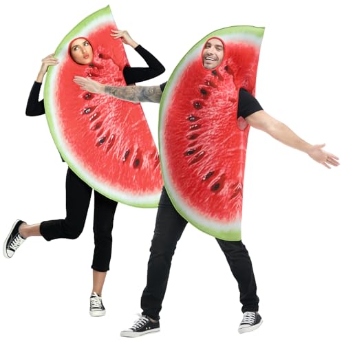 Seasons Adult Watermelon Slice Costume, Novelty Halloween Outfit, One Size