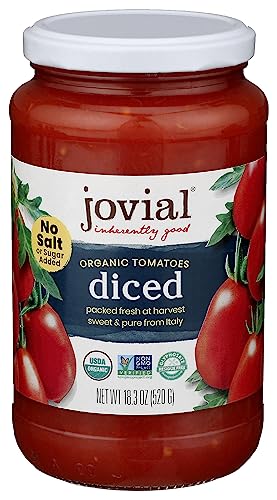 Jovial, Tomatoes Diced Organic, 18.3 Ounce #TOP15