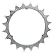Sturmey Archer 8-speed flat cog, 3-spline, 3/32" - 20t chrome