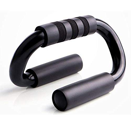 Apoio para Flexão de Braço Fitness Push Up Preto + Elástico de Tensão CBRN16051