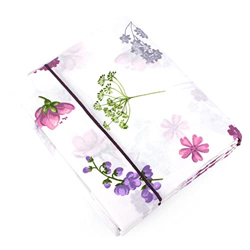 Linnea Drap Plat 280x310 cm 100% Coton Pretty Blanc