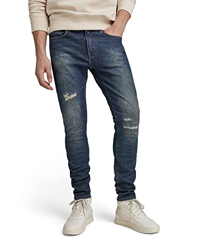 G Star RAW Men's Revend FWD Skinny Jeans, Blue (Antique Forest Blue Restored D188-D356), 34W / 34L – Ansicht 1
