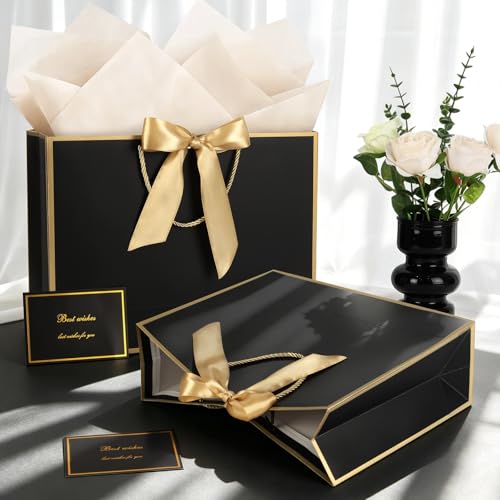 Image of JMANNI Gift Bags with Handles, 14.6 inch Large Gift Bags with Tissue Paper