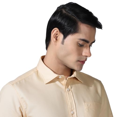 Image of blackberrys Men Solid Shirt with Structured Design, Full Sleeves and Clean Finish | Designed for Office Routine, Workplace Styling and Professional Settings