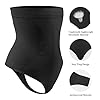 DREAM SLIM Women's High-Waist Seamless Body Shaper Briefs Firm Control Tummy Thong Shapewear Panties Girdle Underwear (as1, alpha, m, l, regular, regular, Black)