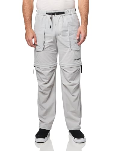KARL LAGERFELD Men's 2-in-1 Parachute Pocket Pant