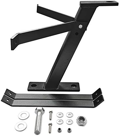 KAIRAY Lawn Mower Tractor Towing Hitch Garden Lawn Pro Tow Mower Hitch Kit Black Powder-Coated Finish