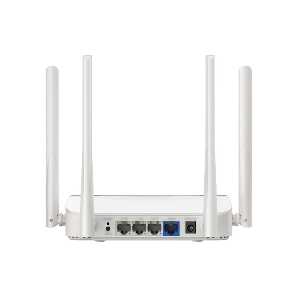 Mercusys TP-Link MR25WBE Router WiFi 7 BE3600Mbps Dual-Band, 4 Porte Gigabit, 4 Antenne Ad Alto Guadagno, Canali 160MHz, 4K-QAM, MLO, Sicurezza WPA3, Controllo da APP, non supporta xDSL