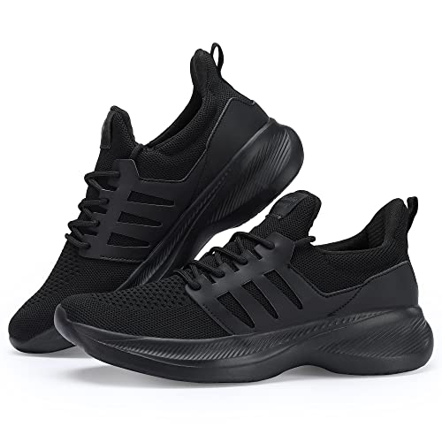Image of Casbeam Mens Running Shoes Comfortable Lightweight Breathable Walking Shoes Lace-up Shoes Mesh Workout Casual Sports Shoes