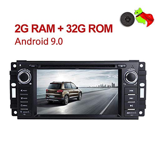 MCWAUTO for Jeep Wrangler JK Dodge Ram Challenger GPS DVD Player Head Unit
