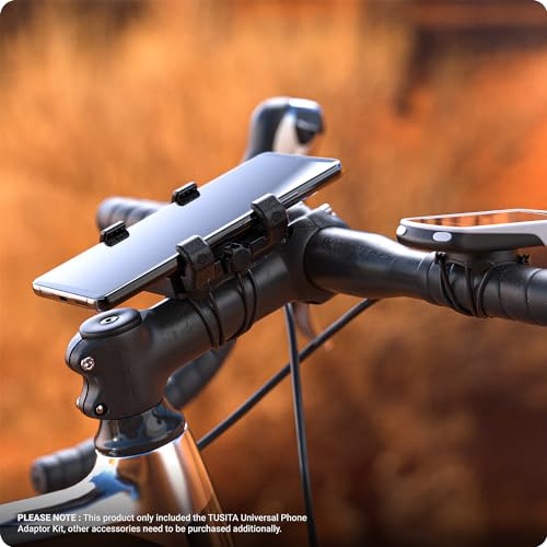 TUSITA Soporte para Teléfono Móvil para Bicicleta Compatible con Garmin Mount, 4.0"-6.9" - imagen 7