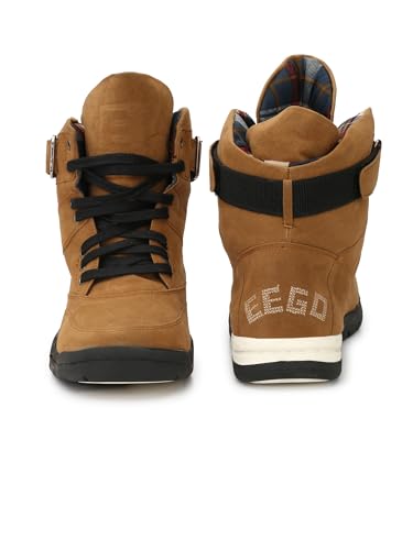 Image of Eego Italy Mens High Top Premium Sneakers For Men