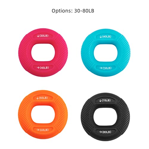 Handgrip-trainer, handtrainer, ring, siliconen, handgreeptrainer, vingertrainer, hand, onderarm, vingertrainer⊠- Image 3