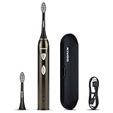 [2 Putzprogramme] Stark, Schwach. Je nach Ihren individuellen Bedürfnissen zeigt der 30-Sekunden-Intervall-Timer an, dass der 2-Minuten-Timer die von den Experten empfohlene Dauer der Zahnbürste einhält.