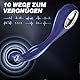 Analvibratoren für Mann Frau Prostata Stimulation Männer mit 10 Vibrationsmodi, G Punkt Vibration für Frauen Vibratorensets für Männer Sex Spielzeug für die Mann Frau Paare Anal Toys (Blau)