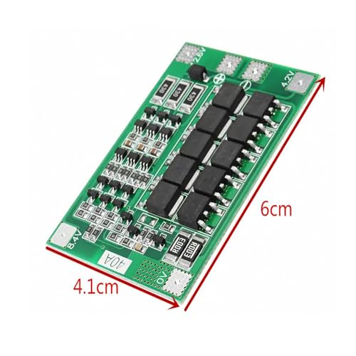Image of UG LAND INDIA 3S 40A BMS 11.1V 12V 12.6V 18650 Lithium Battery Protection Board with Balance Li-ion Lithium Battery Charger PCB BMS Lipo Cell Module for Drill Motor
