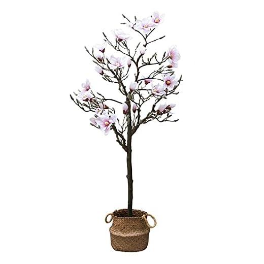 HBR Konstgjorda växter storskalig simulering magnolia träd konstgjord magnolia blomkruka landskap rymden landskapsarkitektur presentdekoration (storlek: 47 tum)