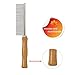 HBuir Wooden Handle Cat Dog Stainless Steel Double-Sided Comb Grooming Hair Shedding Washing Tool