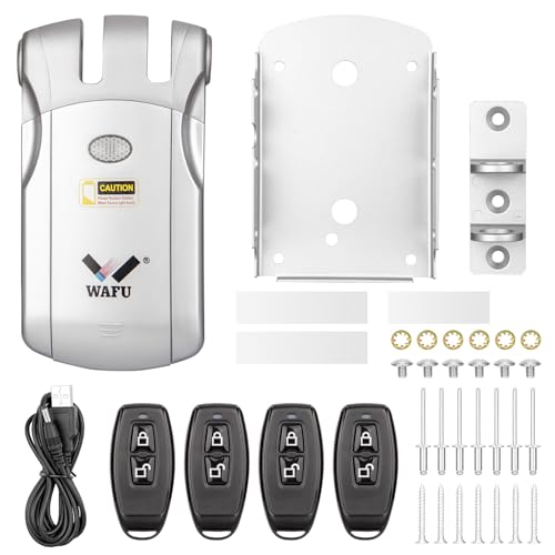 Wafu 019 cerradura de puerta cerradura inteligente cerraduras de Control remoto cerraduras electrónicas bluetooth cerraduras de puerta sin llave cerradura Dealbolt (Incluyendo Gateway)