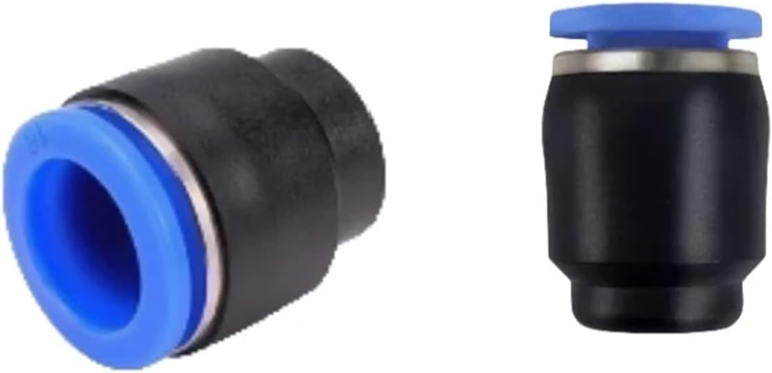 PP PPF Pneumatic Quick Couplings - Push Fit Connector Hose -4 6 8 10 12 16mm Direct Thrust Fittings 1/10Pcs(PPF4,10PCS)