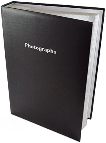 2 x Large Black Memo Slip In Photo Album 300 6 x 4 Photos Organise Storage NEW
