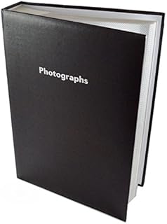 2 x Large Black Memo Slip In Photo Album 300 6 x 4 Photos Organise Storage NEW