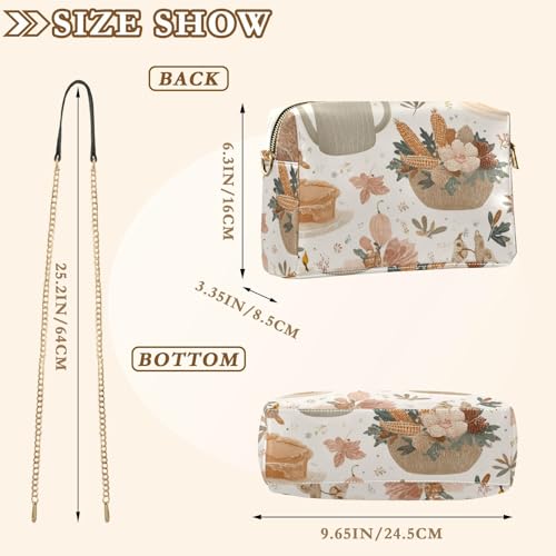 Leather Crossbody Bag Small Shoulder Bag Travel Purse Zip Handbag For Women Girls Lightweight Waterproof Casual Bag3