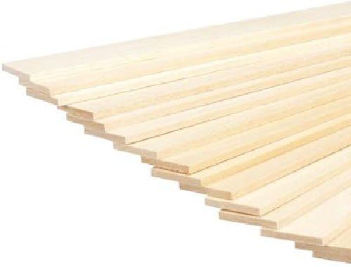 Bass Wood 1/8 X 1 x 24in (10) BWS3261 - Quantity is Listed in Parenthesis in Title