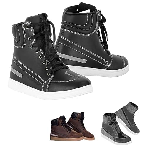 Chaussures de moto pour rouler en ville sous la pluie avec style