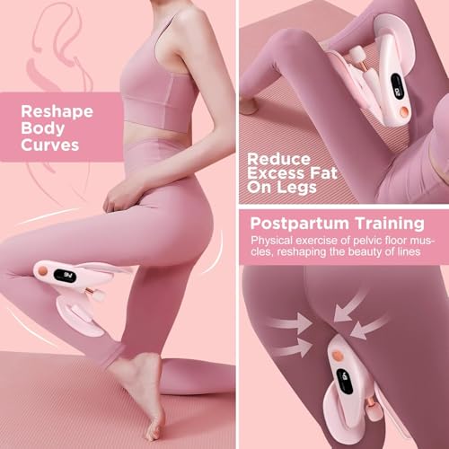 Image of Pelvic Floor Trainer for Women, Thigh Master with Counter, Adjustable Inner Thigh Exercise Workout Equipment for Home, Kegel Pelvic Floor Strengthening Device Women(Style-1)