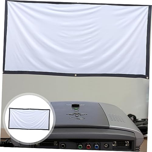 Pantalla de proyector de 84 pulgadas y formato 16:9 portátil con tela resistente a arrugas 3