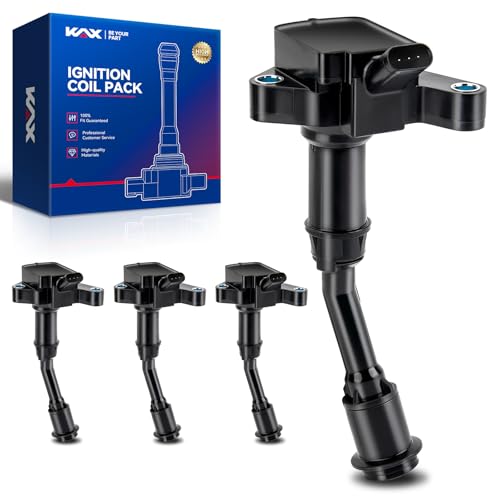 Image of KAX 4 Ignition Coils for Ford Escape Fusion 1.5L | Fits Ford 2017-2019 Escape 1.5L, 2014-2020 Fusion 1.5L