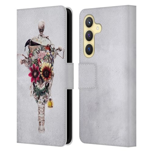 Funda de cuero Samsung S24 5G Riza Peker con acabado premium de alta resistencia a impactos