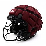 Guardian Cap - Soft-Shell Helmet Cover for Football and Lacrosse - Reduces Impact and Protects Helmets - One Size Fits All for Youth, High School and College Programs - Maroon