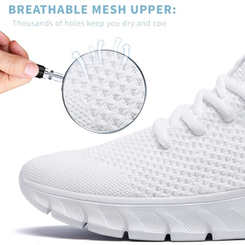 Image of Mens Running Shoes Walking Tennis Sneakers Slip on Gym Workout Athletic Lightweight Casual Sport Shoes