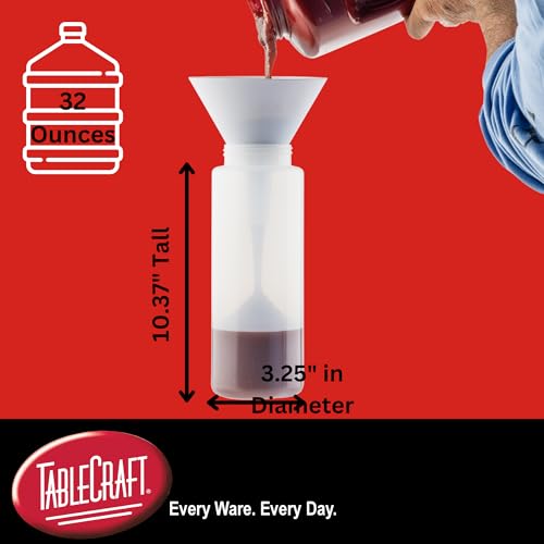 Botellas para salsa barbacoa y aceite de 32 oz que evitan goteos y facilitan el rellenado 3