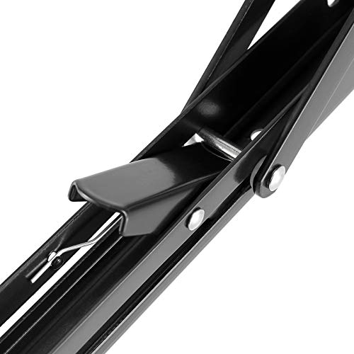 Charnière de table pliante pour gain de place | Support étagère pliable noir 30,5 cm - 5