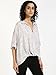 Calvin Klein Women's Chiffon Printed Wrap Top White