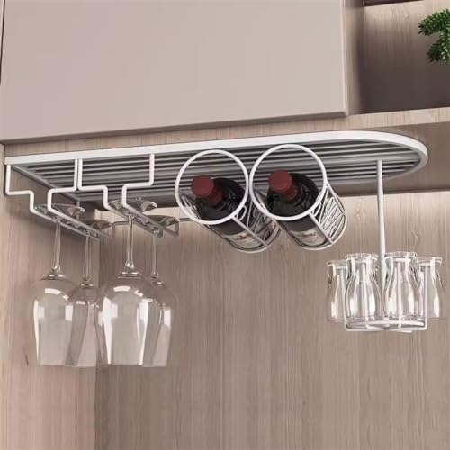 Soporte para botellas y copas de vino, color dorado miniatura 5