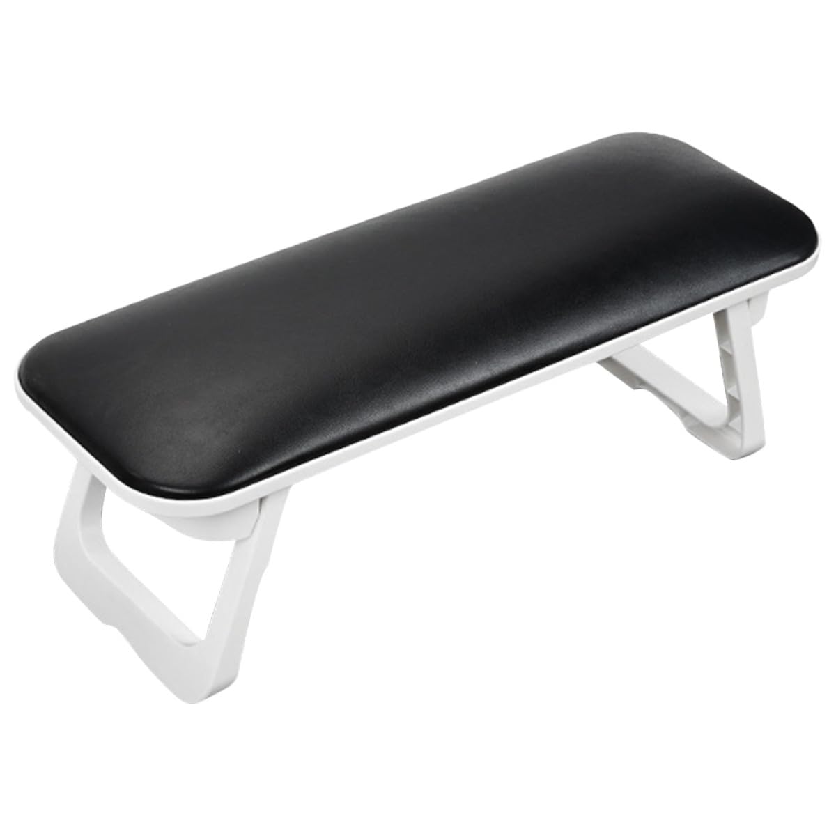 Cuscino Facile Pelle e Manicure Sintetica Poggiamano in per Nera Abs, Comodo da Pulire, per e Processo di Nail Art