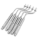 AAPROTOOLS OSTEOTOMES CONCAVE TIP 5 PCS Set Bone Spreading Adjustable Screws IMPLANT Steel Instruments A+ Quality