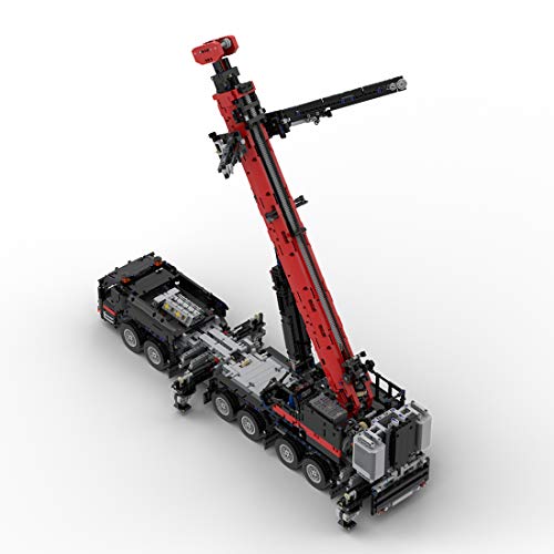 MAZOZ Technic Geländegängiger Kranwagen, 4325Teile 2.4G 1:26 Grove GMK6400 III Kran klemmbausteine Technik Kran… – Bild 5