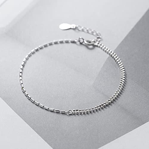 Bijoux de pied chaîne de cheville argent 925 perles fines pour femme