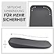 hauck Baby Wickelauflage Change N Clean, Keil Wickeltischunterlage 50 x70 cm, Wickelmatte Schadstofffrei, Abwaschbar, Hygienisch, Wickelmulde bis 25 kg, Pflegeleicht (Anthracite)