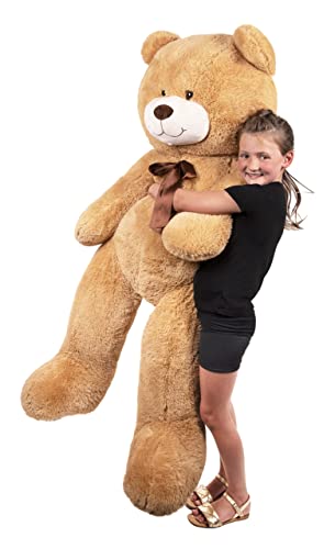 Kangaroo 62 Giant Teddy Bear Stuffed Animal | Easter Toys Stuffed Animals For Girls & Boys I Baby Shower Cute Plushies Kids Toddler Toys I Easter Plush Brown Big Teddy Bear For Girlfriend Easter Gifts #TOP2