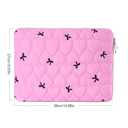 Funda acolchada con moño para laptop de 15 pulgadas miniatura 5