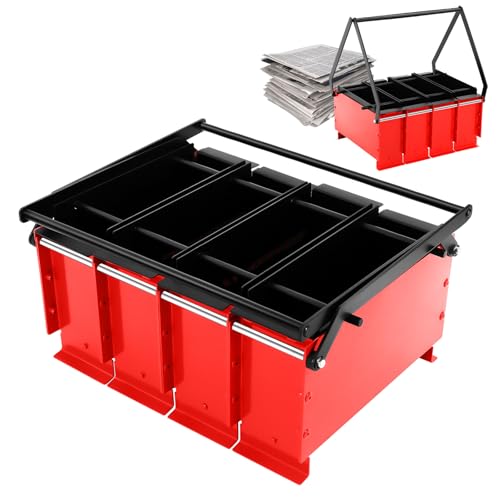 Wtobybt 4 Grid Paper Log Briquette Maker, Newspaper...